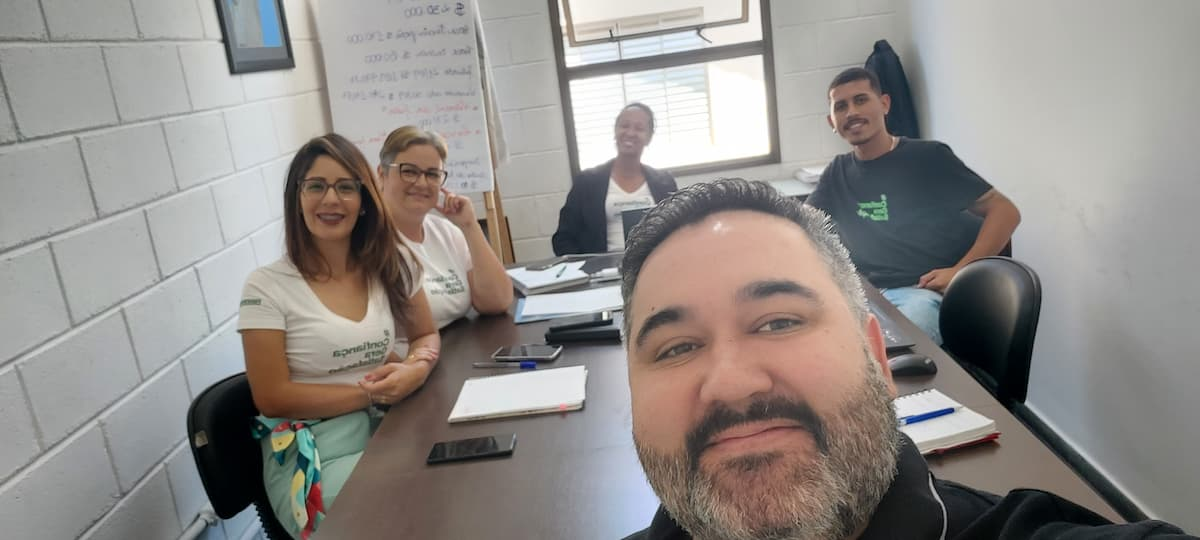 Equipe Panorama em treinamento